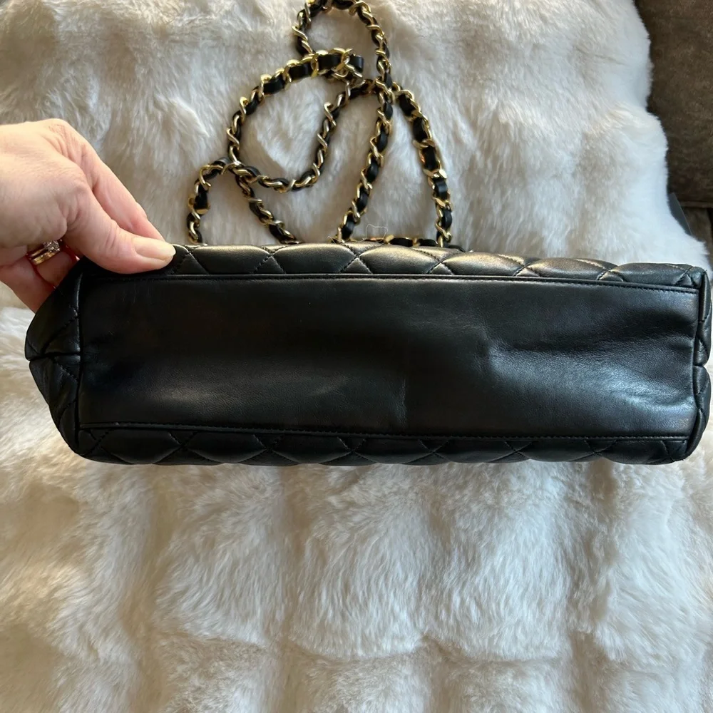 Vintage Chanel 24k Gold Zip Tote - Picture 5 of 15